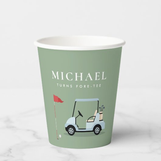 Golf Par-tee Gobelets en Papier (Recto)