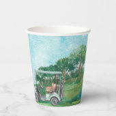 Golf Par-Tee | Gobelets en papier d'anniversaire (Verso)