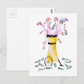 Golf party bag, tony fernandes briefkaart (Voorkant / Achterkant)