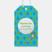 Golf Party Cadeaulabel (Voorkant)