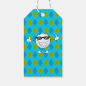 Golf Party Cadeaulabel (Achterkant)