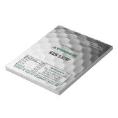 Golf Party Favor Chocolate Snoep Wrappers Notitieblok (Gedraaid)