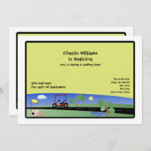 Golf Party Kaart (Voorkant / Achterkant)