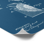 Golf Patent Poster 1 Cyanograph (Hoek)