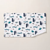 Golf Pattern Bad Handdoek (Handdoek)