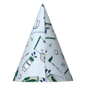 Golf Pattern Feesthoedjes (Achterkant)