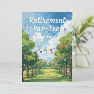 GOLF PENSIONERING, Relax & ParTee voor golfer Kaart