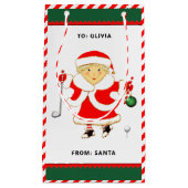 Golf personnalisé Noël Vacances Petit sac cadeau (Devant)