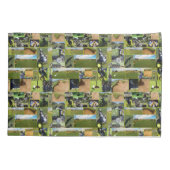 Golf Photo Collage Kussensloop (Achterkant-Links)