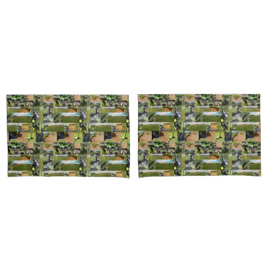 Golf Photo Collage Kussensloop (Voorkant-Set)