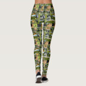 Golf Photo Collage Leggings (Achterkant)