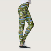 Golf, Photo Collarge, Dames Leggings (Droite)
