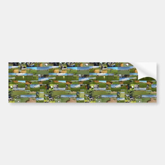 Golf, Photo Collarge, Sticker pare-chocs (Devant)