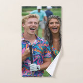 Golf Photo Customize Personalize (Serviette à main)