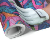 Golf Photo Customize Personalize Cadeaupapier (Rol Hoek)