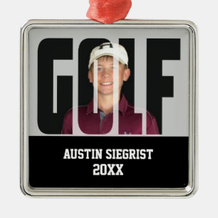 Golf Photo Keepomwille Metalen Ornament