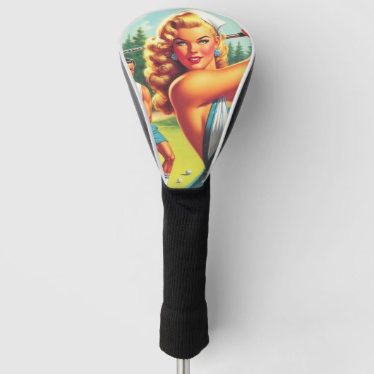  Golf Pin-up Golfheadcover (Voorkant)
