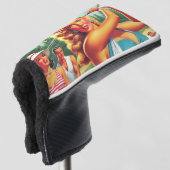  Golf Pin-up Golfheadcover (3/4 voorkant)