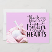 Golf Pink Fairways : Carte de remerciements pour l (Devant)