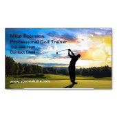 Golf Pittoresques Cartes de visite magnétiques (devant)