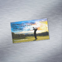 Golf Pittoresques Cartes de visite magnétiques