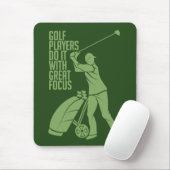 GOLF PLAYER aangepast mousepad Muismat (Met muis)