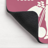 GOLF PLAYER aangepast mousepad Muismat (Hoek)