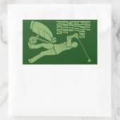 GOLF PLAYER autocollants personnalisés (Sac)