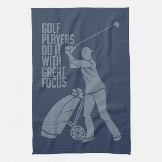 GOLF PLAYER serviette personnalisée (Vertical)