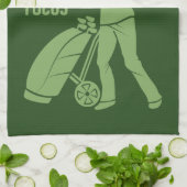 GOLF PLAYER serviette personnalisée (Plié)