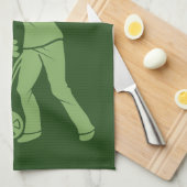 GOLF PLAYER serviette personnalisée (Quart Plié)