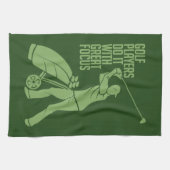 GOLF PLAYER serviette personnalisée (Horizontal)