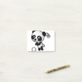 Golf Plays Panda Post-it® Notes (Op bureau)