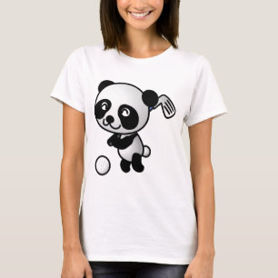 Golf Plays Panda T-shirt