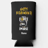 Golf-politieagent in ruste voor de Pensioenpartij (Voorkant)