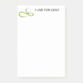 Golf Post merkt op Post-it® Notes (Voorkant)