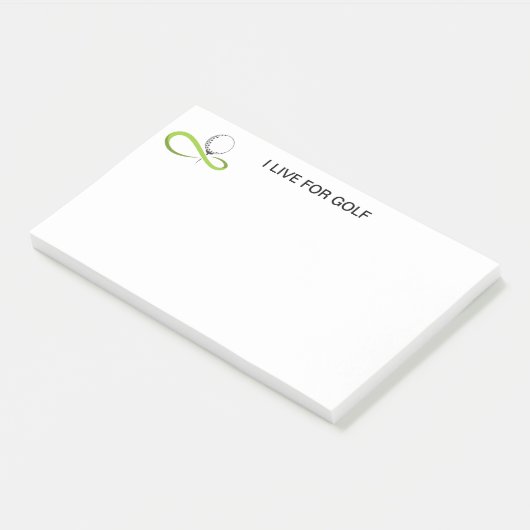 Golf Post merkt op Post-it® Notes (Schuin)