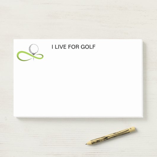 Golf Post merkt op Post-it® Notes (Op bureau)