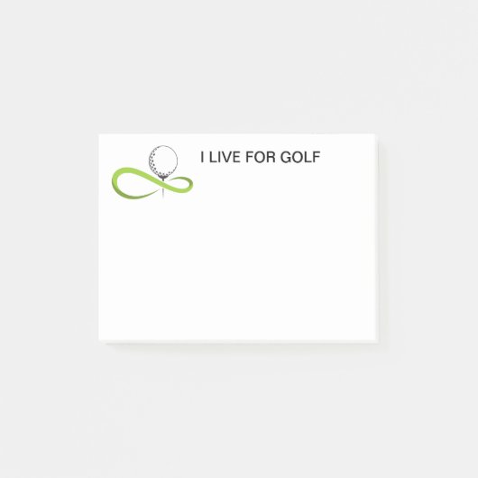 Golf Post merkt op Post-it® Notes (Voorkant)