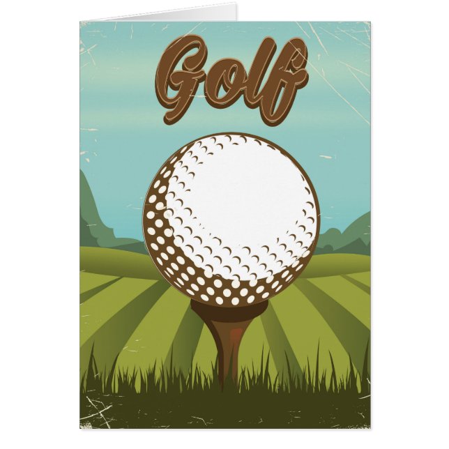 Golf  poster (Voorkant)