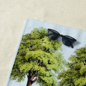 Golf Pretbaan Kar Monogram Naam   Strandlaken (In situ)