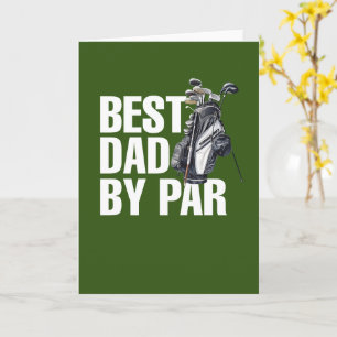 Golf Prettig Vaderdag beste papa volgens par Kaart
