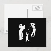 Golf Pro Briefkaart (Voorkant / Achterkant)