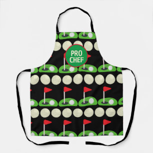Golf Pro Chef All-over Print Apron aanpassen Schort