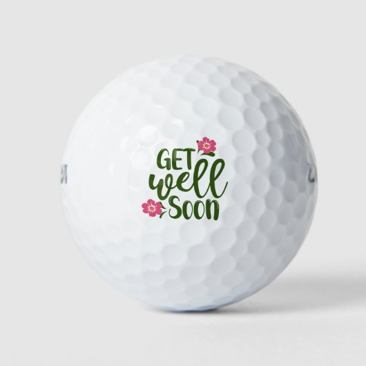 Golf Profiteer snel van roze bloem Golfballen (Voorkant)