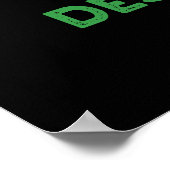 Golf pun Dark BG Poster (Hoek)