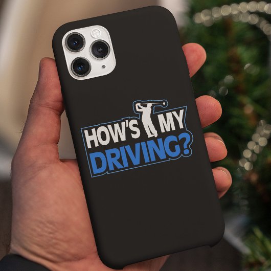 Golf Pun - Hoe gaat het met mijn rijden Case-Mate iPhone Case