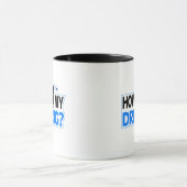 Golf Pun Mug - Comment est ma conduite (Centre)