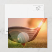 Golf Putter Briefkaart (Voorkant / Achterkant)