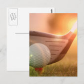 Golf Putter Briefkaart (Voorkant / Achterkant)